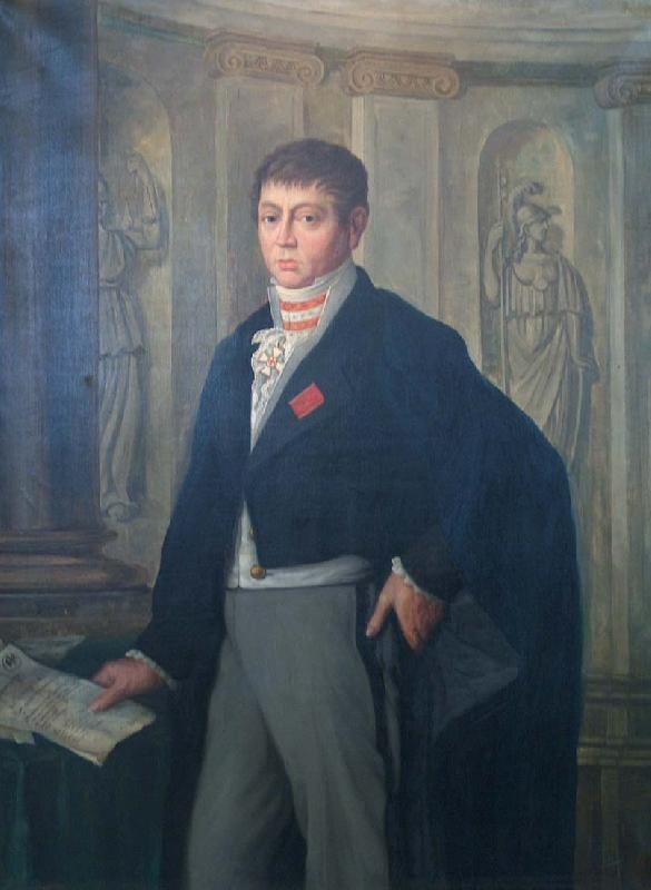 Willy Baron von Plessen Bildnis des Grafen Anton von Belderbusch oil painting picture